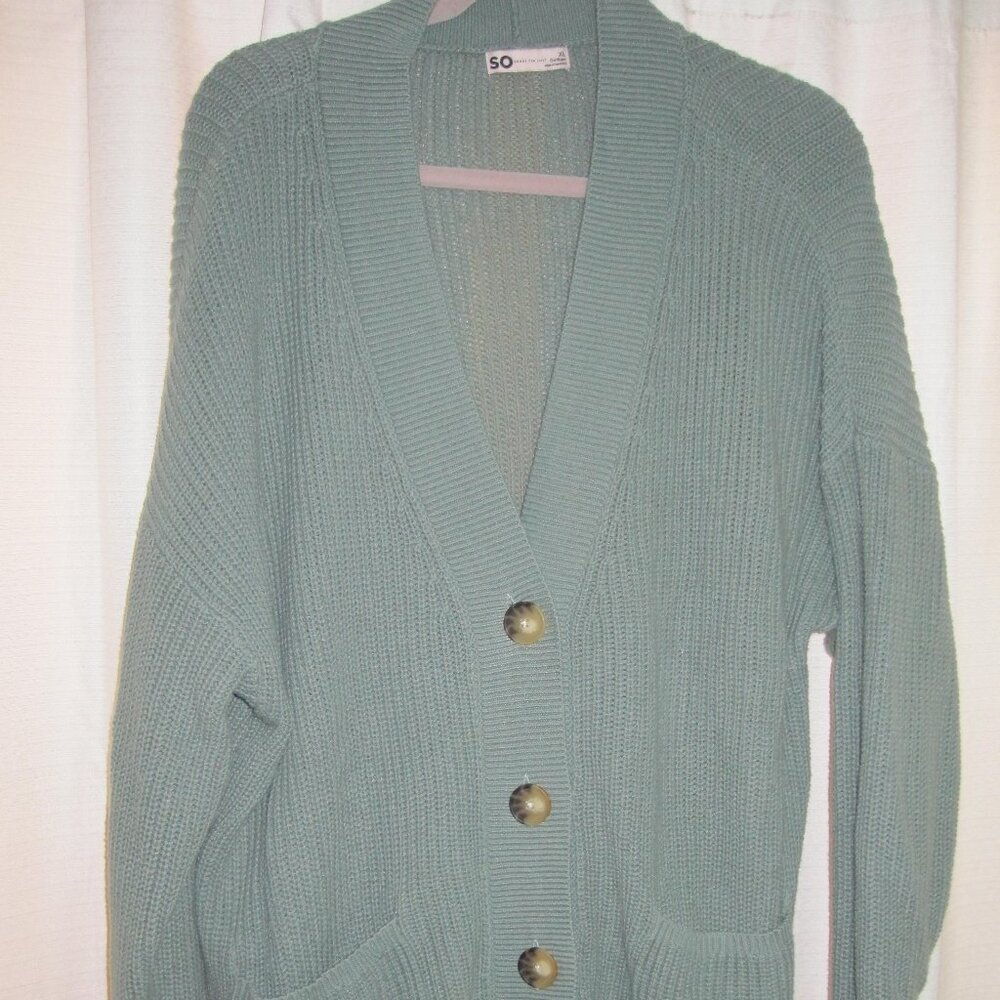 Oversized Cotton knit SO Cardigan